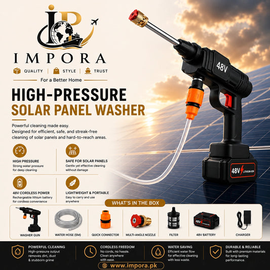 Universal High Pressure Washer Gun | Home, Car & Solar Wash!