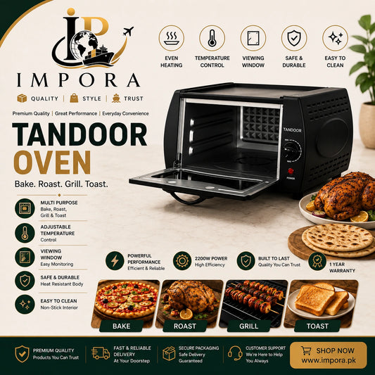 Electric Tandoor Oven | Grill, Bake, Roast & Toast!