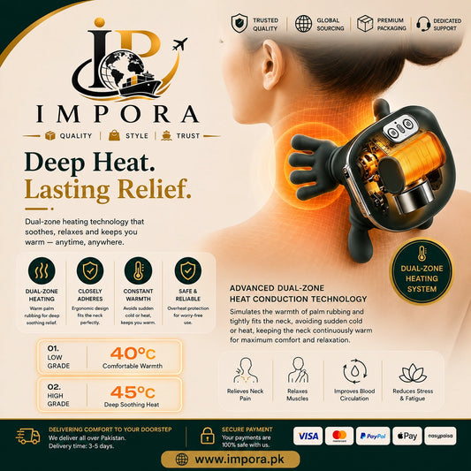 Premium Neck Massager with Heating & Massage Modes!